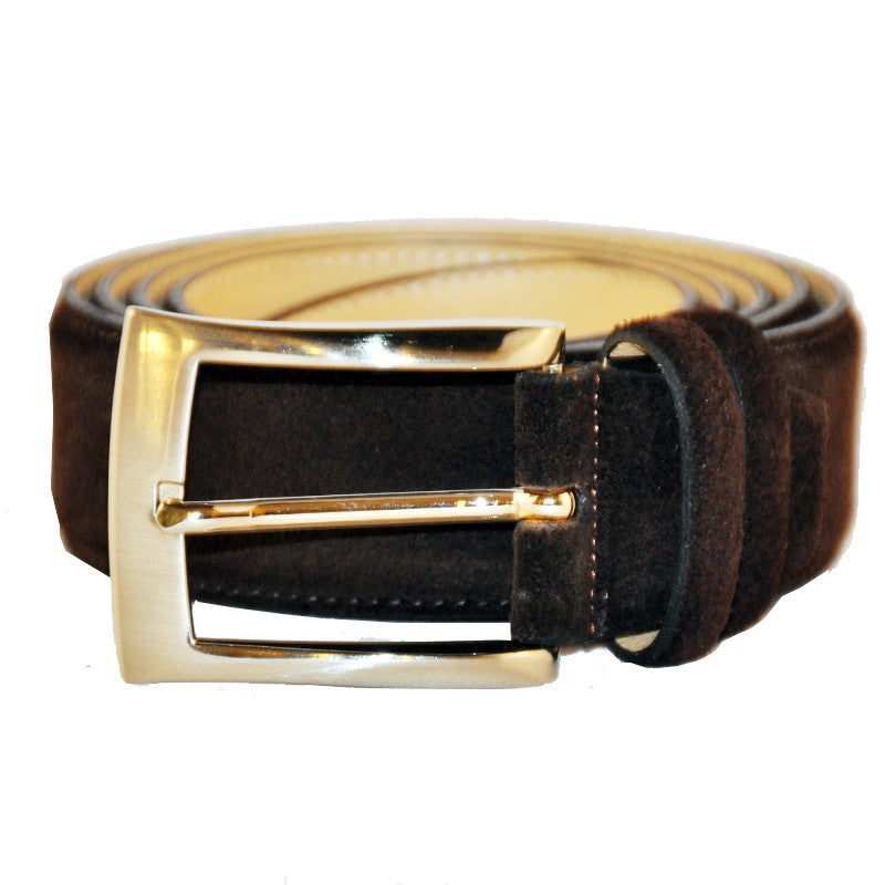 Riem suede bruin