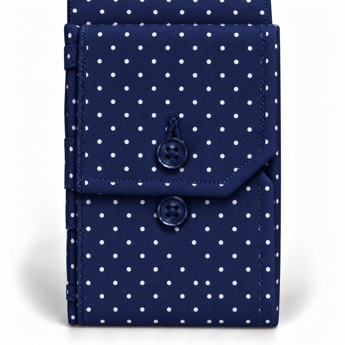 Overhemd Navy Polkadot