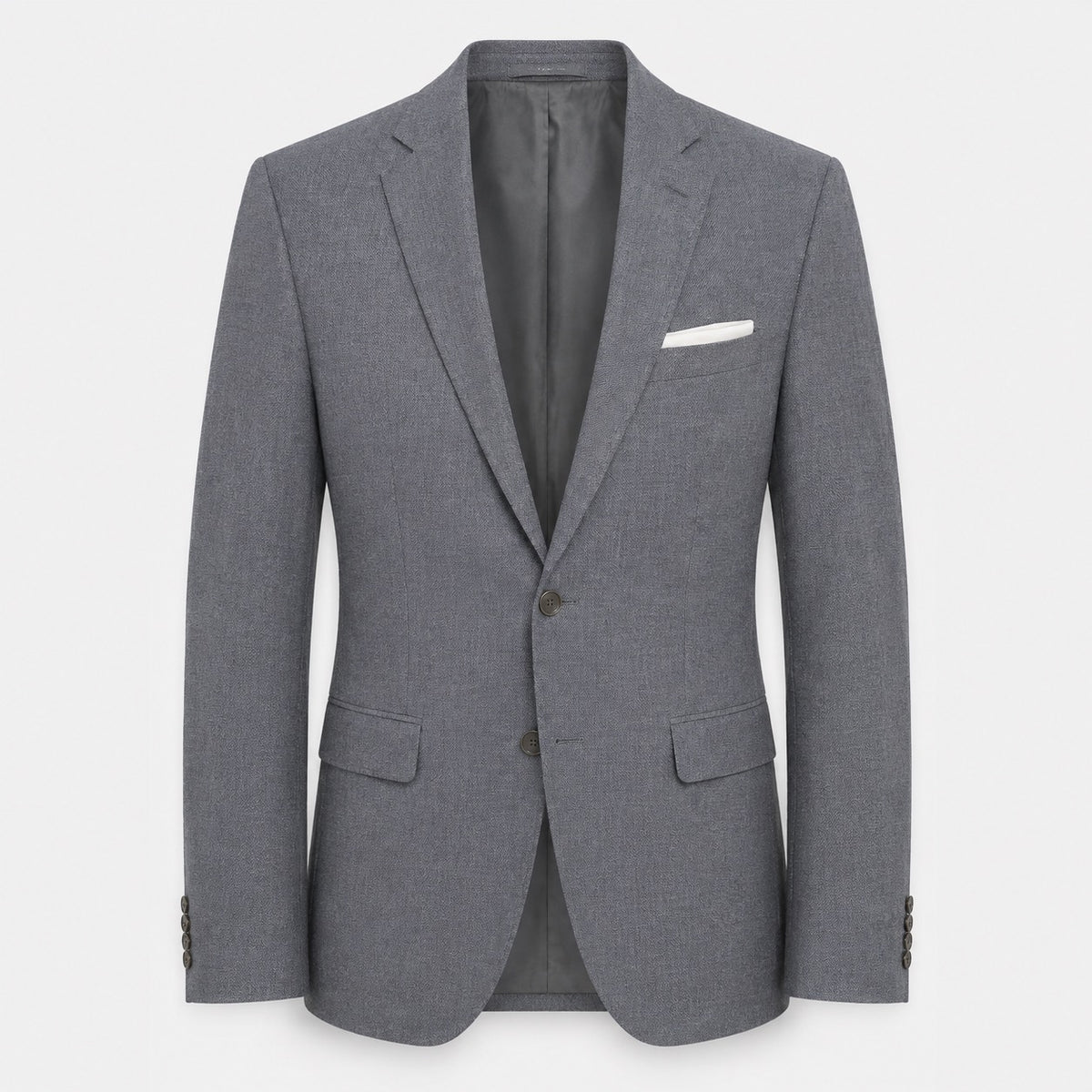 Grijs Driedelig Herenkostuum,  Colbert, Gilet en Pantalon