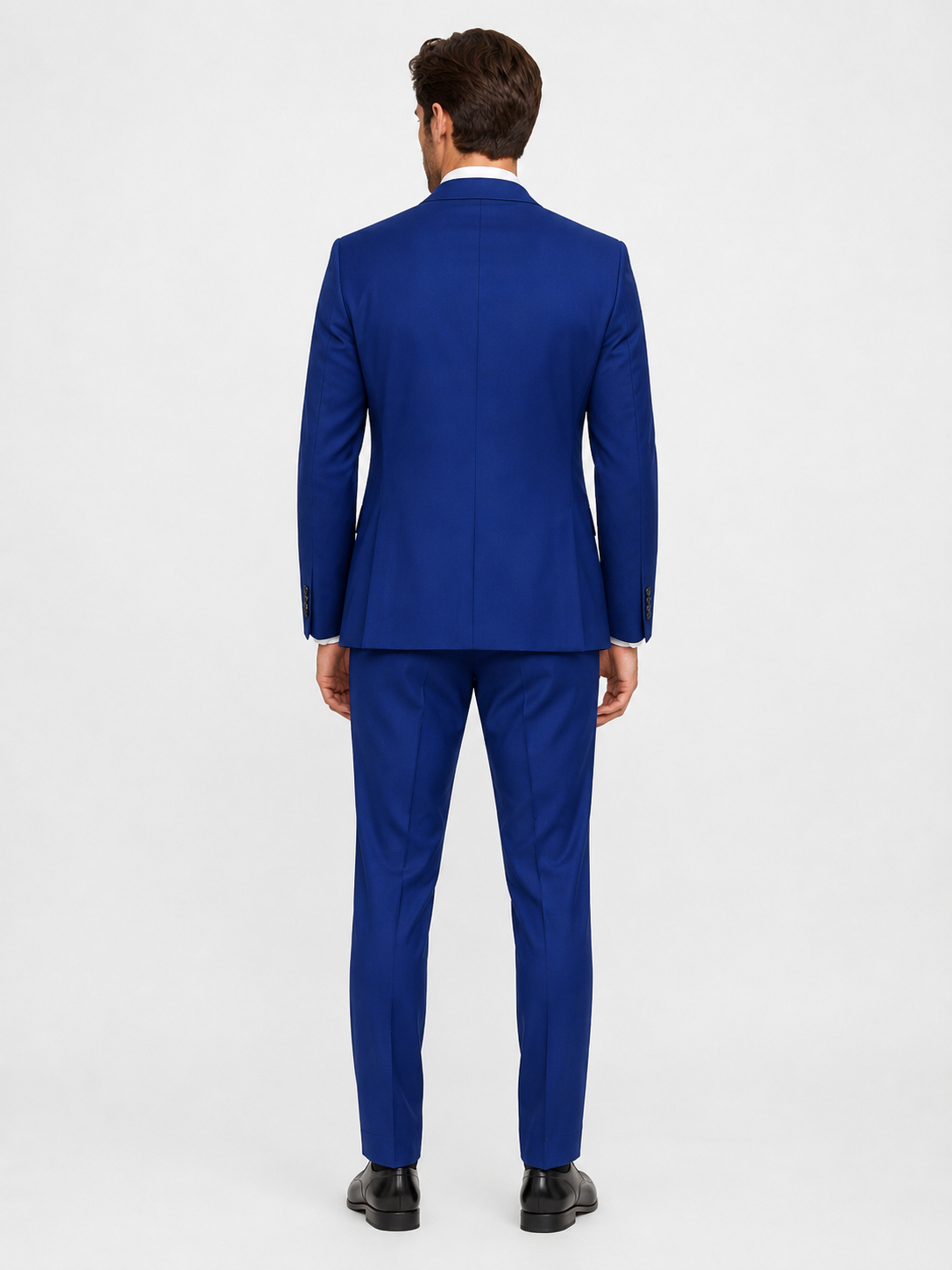 Royal-Blue Driedelig Herenkostuum Colbert, Gilet en Pantalon