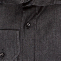 Overhemd denim zwart
